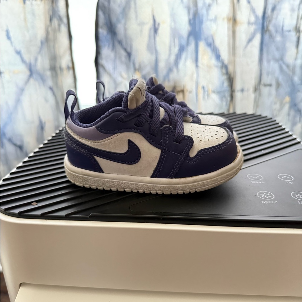 Toddler Jordan Purple and White Nike Sneakers 6C